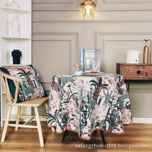 best selling wholesale vintage popular custom round luxury table cloth